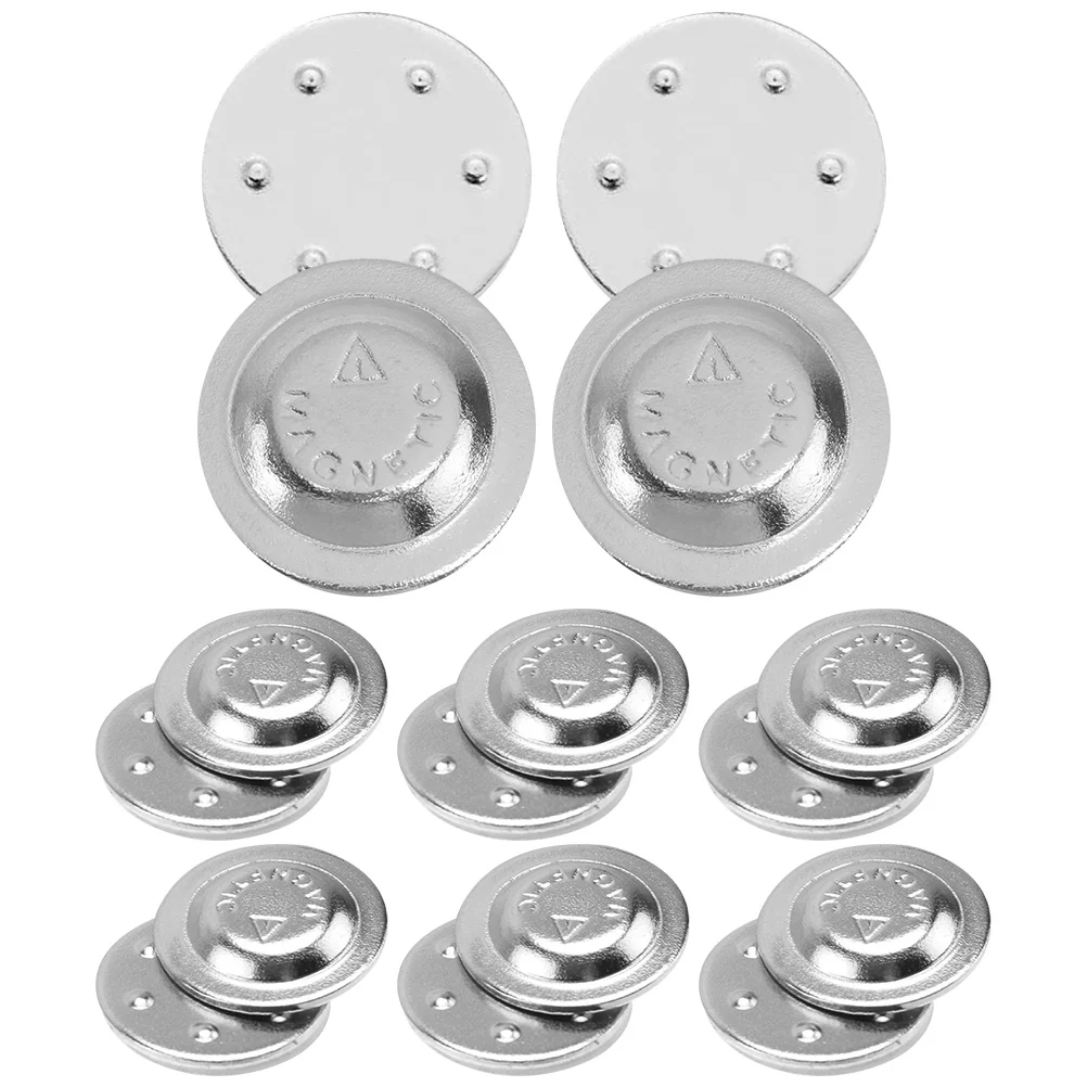

Магниты для бейджей 8 шт., серебристые