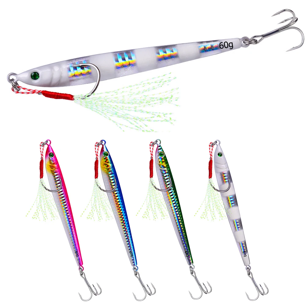 

Светящаяся искусственная приманка 12 см, 60 г, Металлическая Имитация бионической рыболовной приманки, джиг, искусственный воблер, приманка, ...