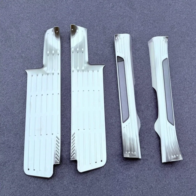 

Для Toyota Grand Highlander 2024 2025, внутренняя накладка на порог из нержавеющей стали, наклейка на порог, дверная педаль, наклейка на порог