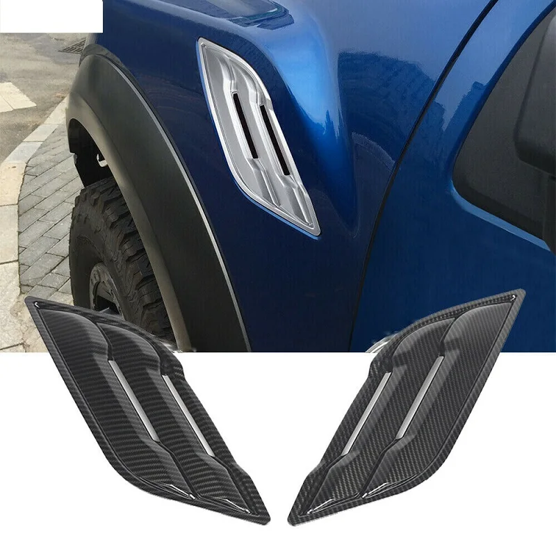 

Переднее крыло автомобиля, боковое вентиляционное отверстие, декоративная рамка для Ford F150 Raptor 2020, специальные аксессуары из углеродного волокна для модификации автомобиля