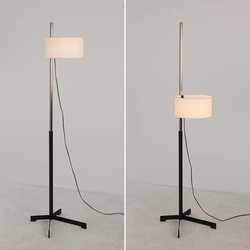 Напольная Лампа в скандинавском стиле напольная лампа для гостиной тканевый