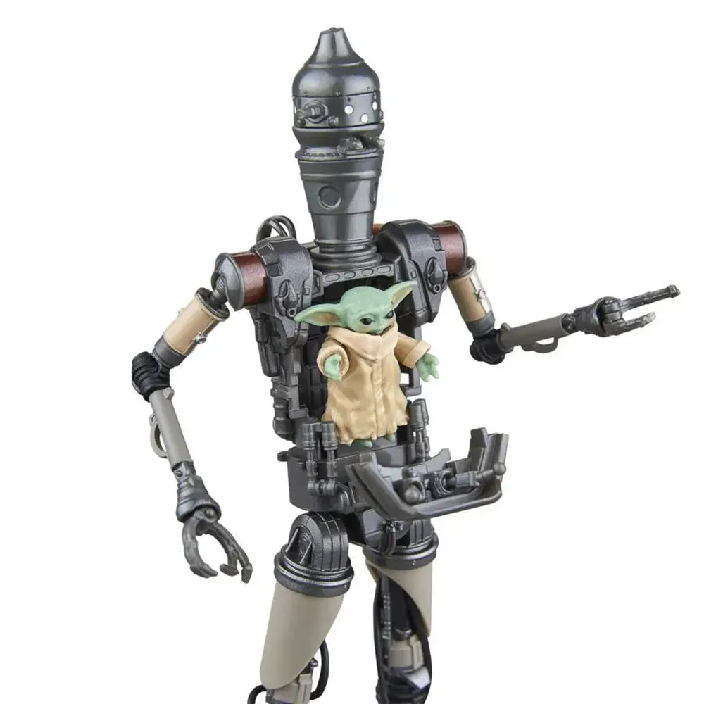 Оригинальная 6-дюймовая фигурка Hasbro Star Wars The Black Series Deluxe Ig-12 &amp Grogu G0074 с