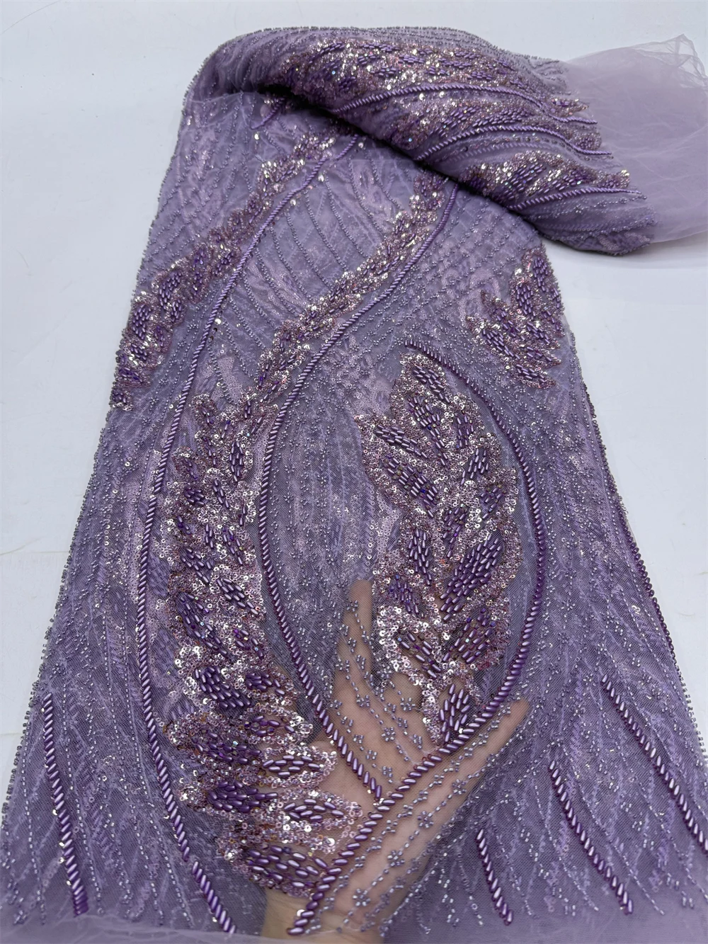 5 ярдов нигерийской африканской сетчатой кружевной ткани для шитья расшитый