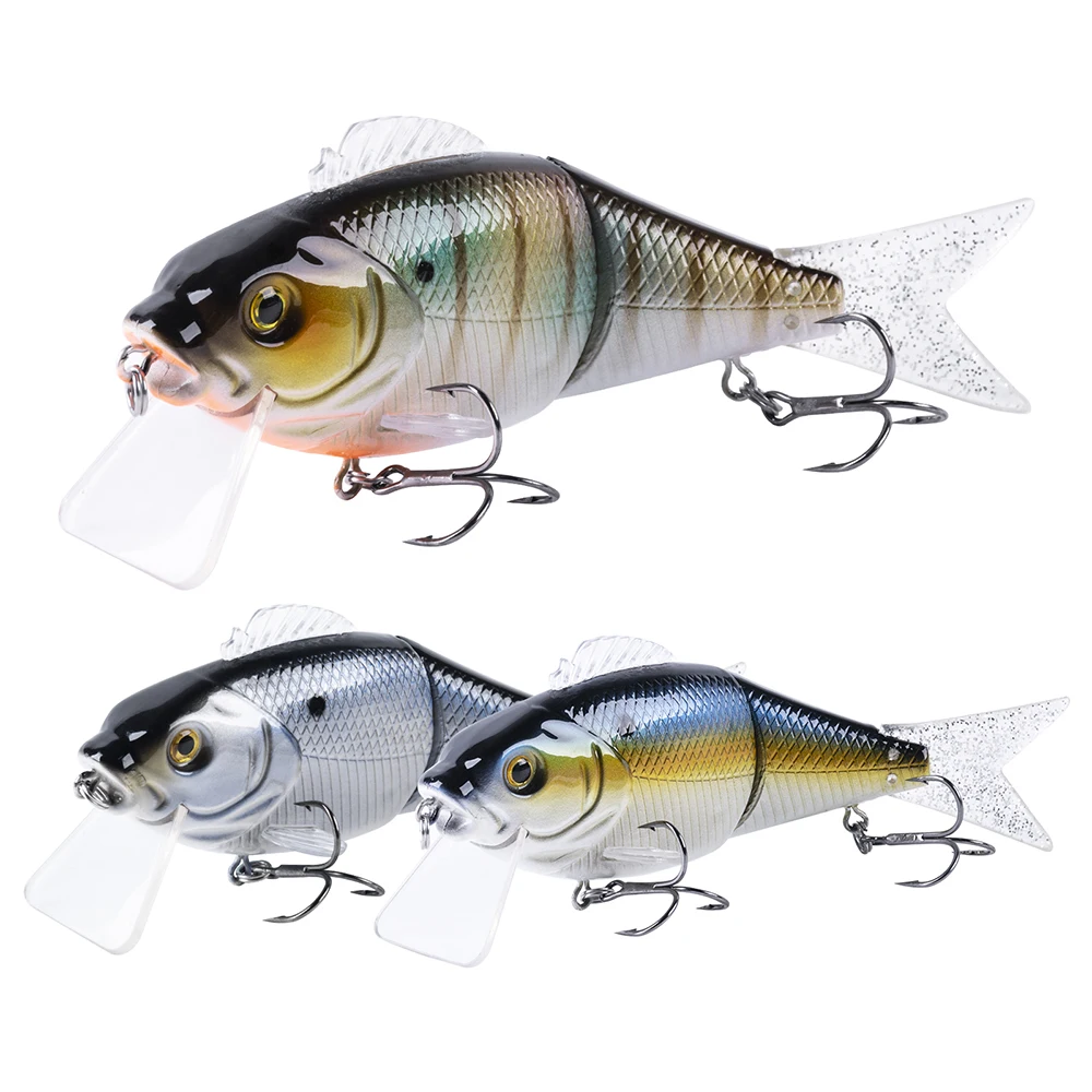 

Goture Jointed Bait Hard Body Swimbaits Slowly Sinking Lure Bass Pike Fishing Big Bait Buzzbait Tackle Wobblers for Predator