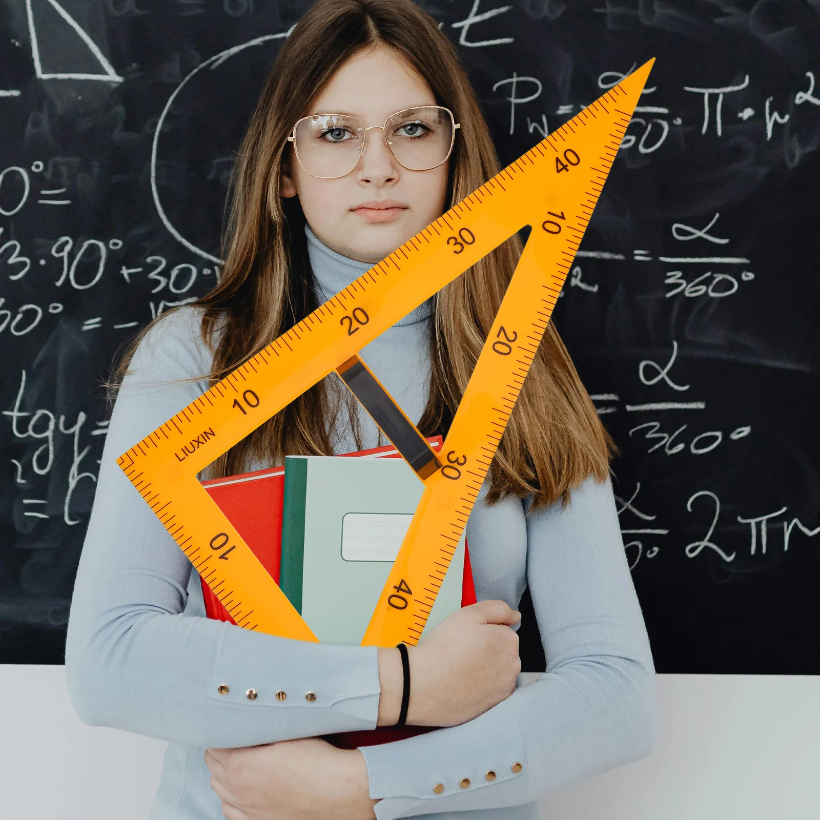 Обучающая треугольная линейка математические аксессуары доска для рисования