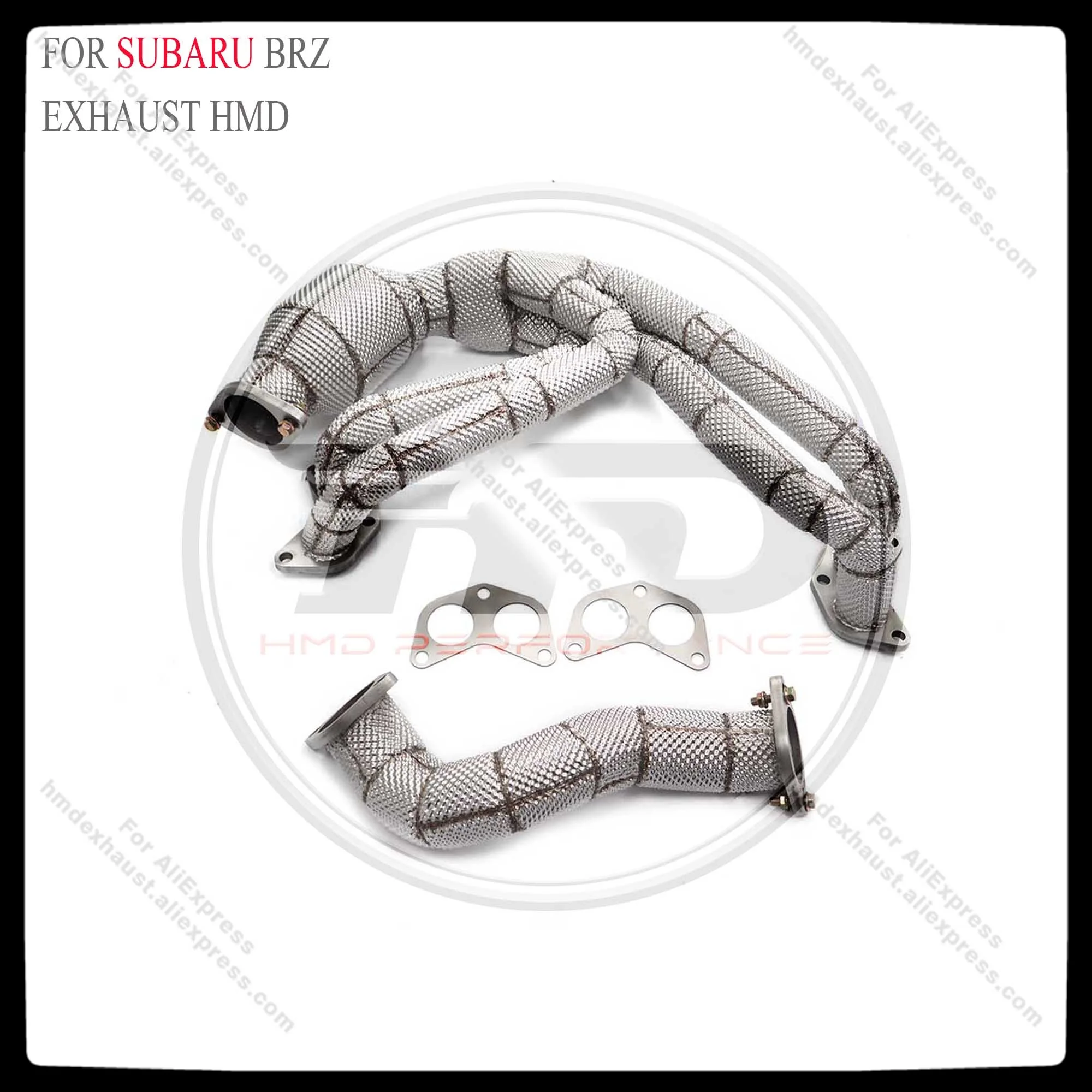 Даунпайп выпускного коллектора HMD для Subaru BRZ с коллектором каталитического