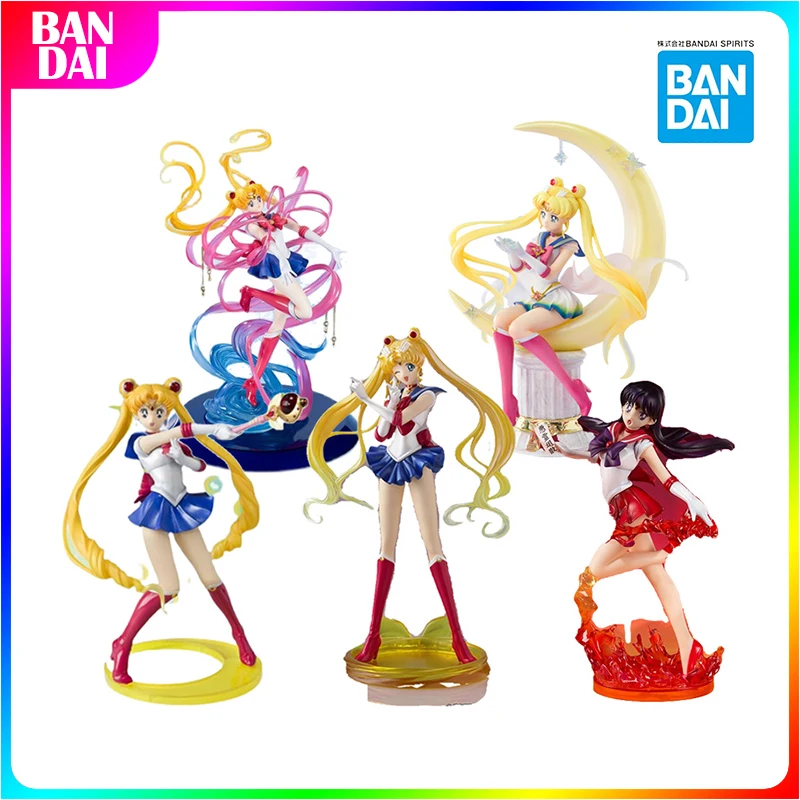 

Bandai 23 см аниме фигурка Сейлор Мун флэш-Шарм Ангел Красивая девушка Сияющий Шарм Сейлор Мун пейзаж экшн-фигурка кавайная