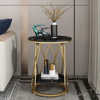 marble auxiliary side coffee tables bedroom gold modern nordic round small side table living room szafki nocne outdoor furniture