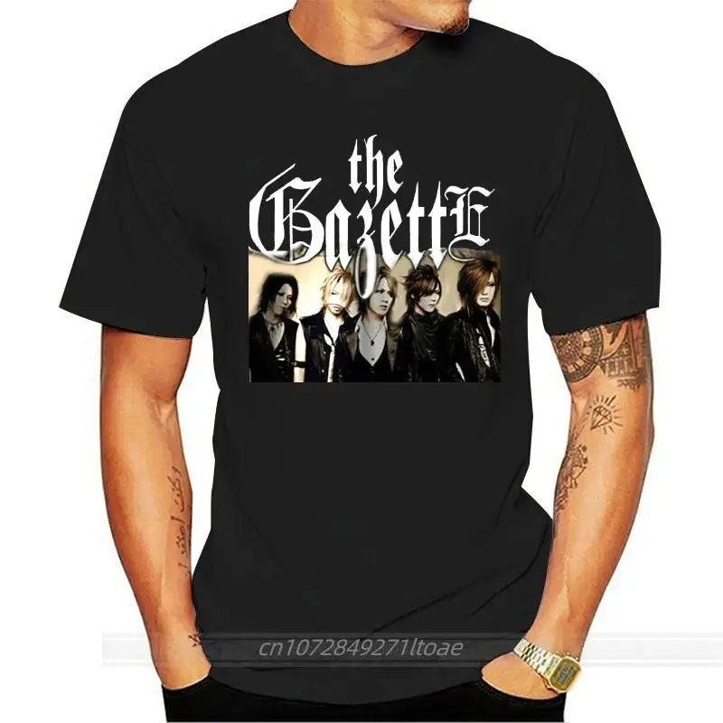 

The Gazette T-Shirt Japanese visual kei rock band Black Tee Shirts male brand teeshirt men summer cotton t shirt