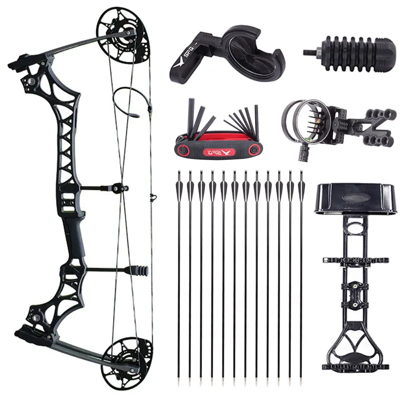 

30-70 Lbs Adjustable Composite Pulley Bow And Arrow Archery Bow Outdoor Archery M128 Military Star Composite Bow Archery