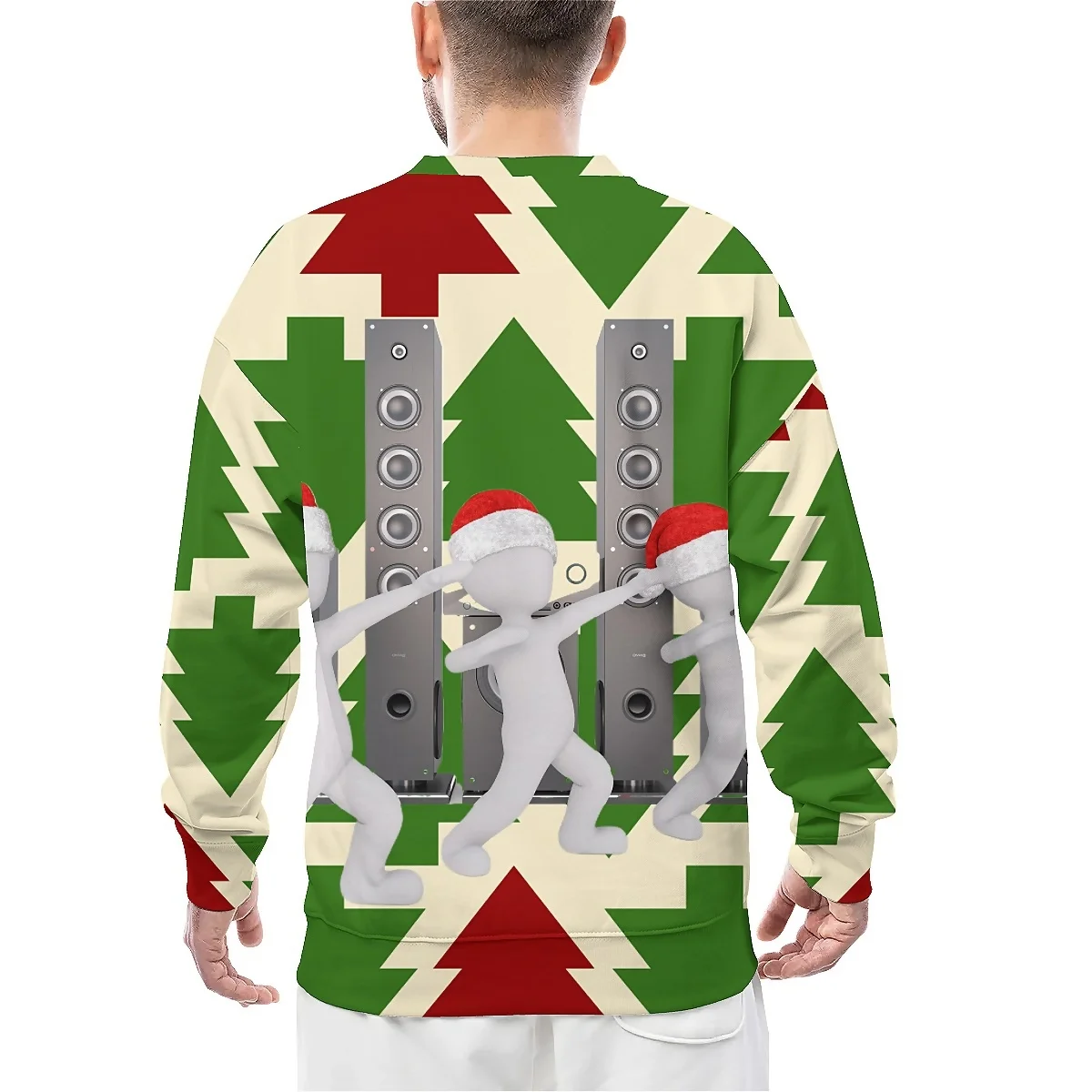 Рождественская Толстовка liaseo с 3D принтом в стиле ретро идеально подходит для