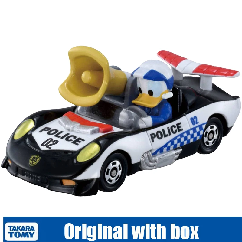

DS-02 Model 142270 TAKARA TOMY TOMICA Disney Donald Duck Police Car Alloy Car Model Children's Toys Sold By Hehepopo