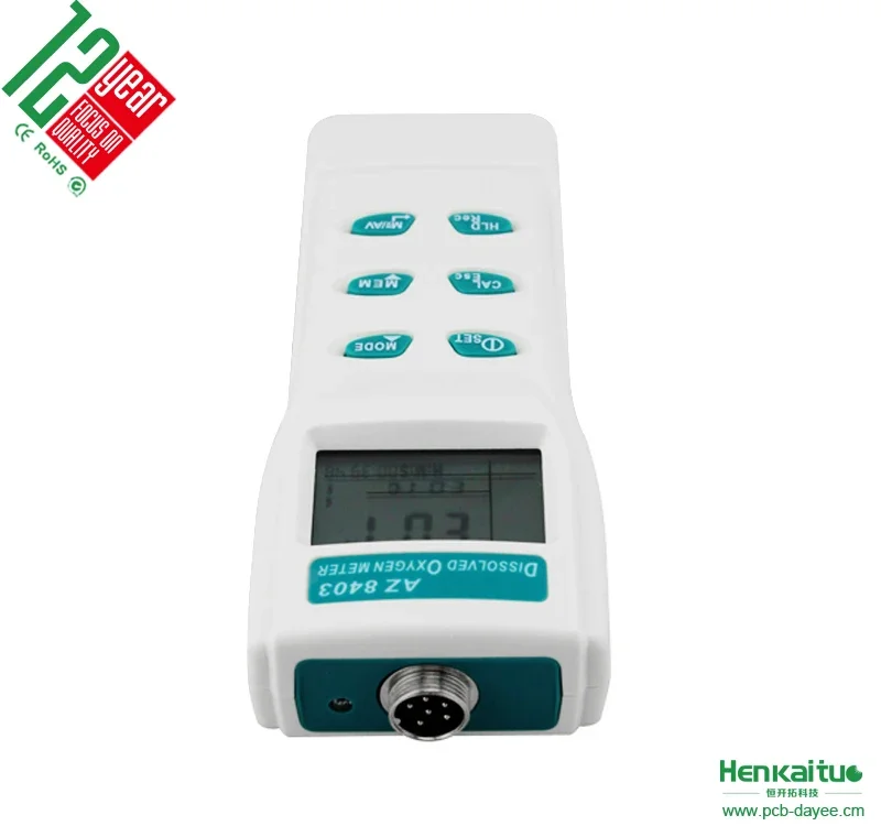 Высокоточный датчик уровня растворенного кислорода AZ8403 контроллер-анализатор