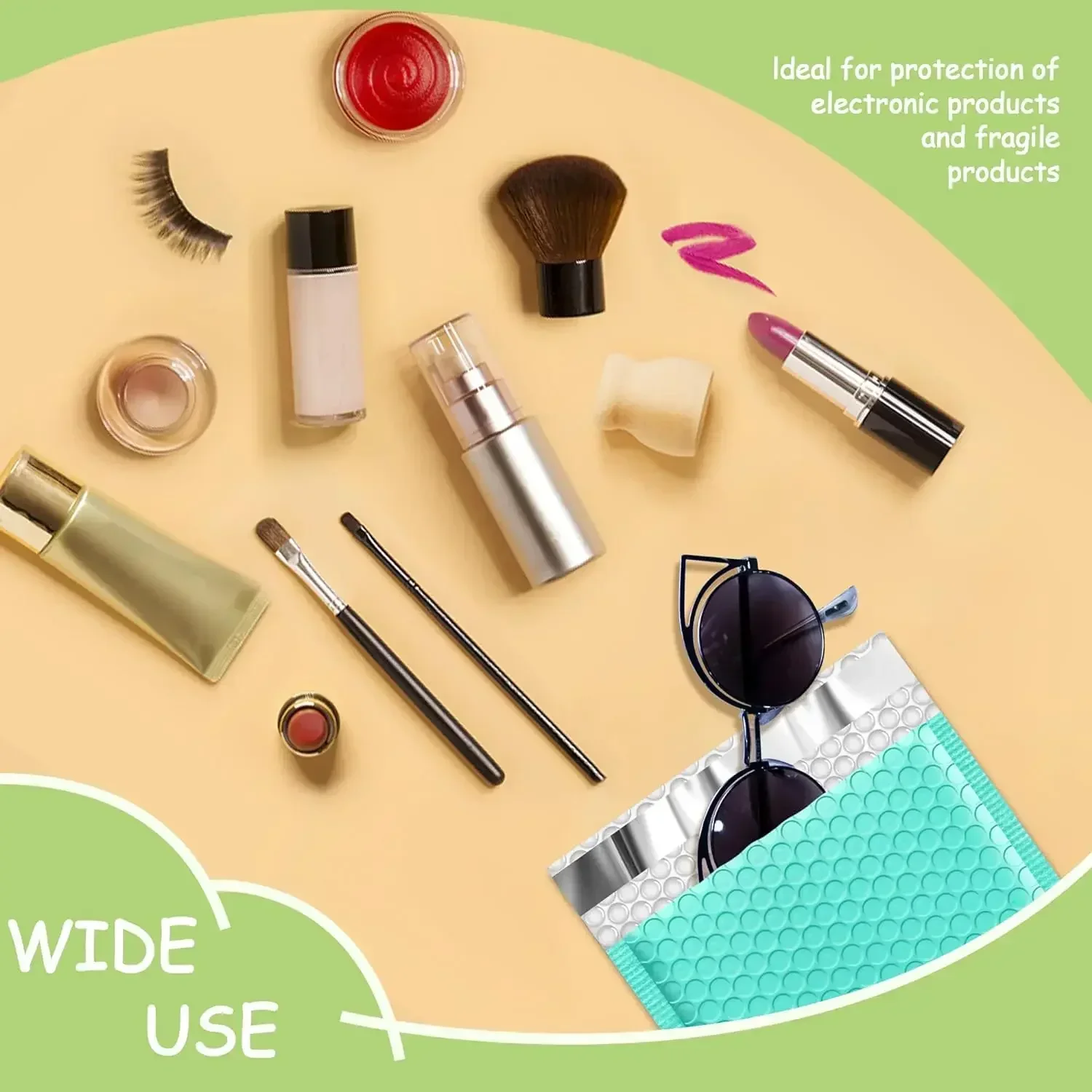 Конверты Mailer 100 шт. упаковка зеленая сумка доставка маленькая конверты товары для