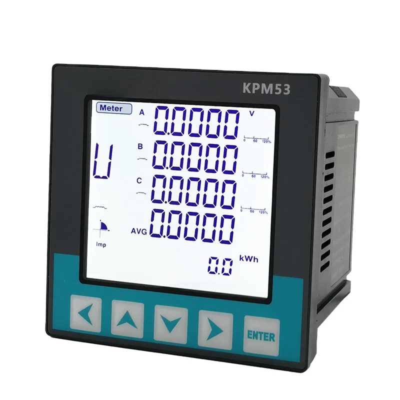 

High frequency 400Hz Three-phase digital power meter smart power analyzer