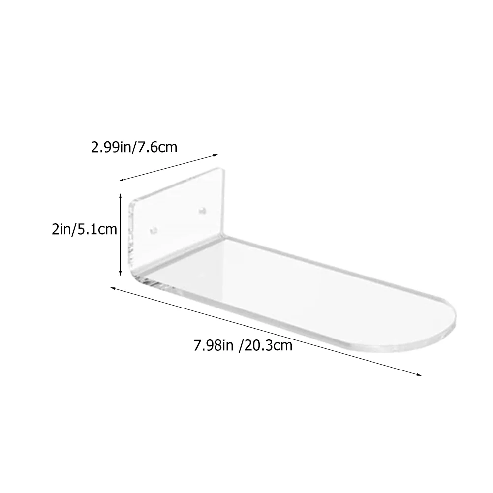 6 шт. прозрачная полка для обуви акриловая прозрачные стеллажи плавающие полки