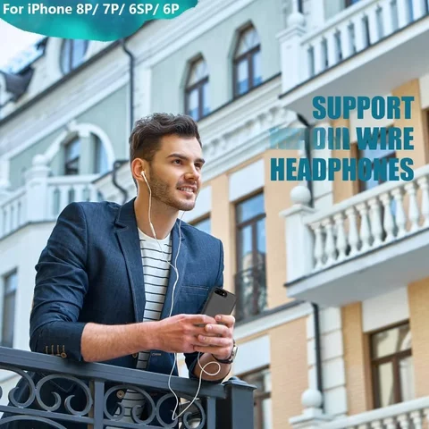 Умный чехол для зарядного устройства для iPhone 8 Plus/7 Plus/6S Plus/6 Plus, портативный защитный чехол для зарядки, аккумулятор для аккумулятора