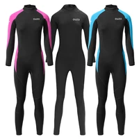 womens new 1 5mm neoprene wetsuit fashion one piece long sleeve sunscreen warm water sports swimming snorkeling surfing wetsuit