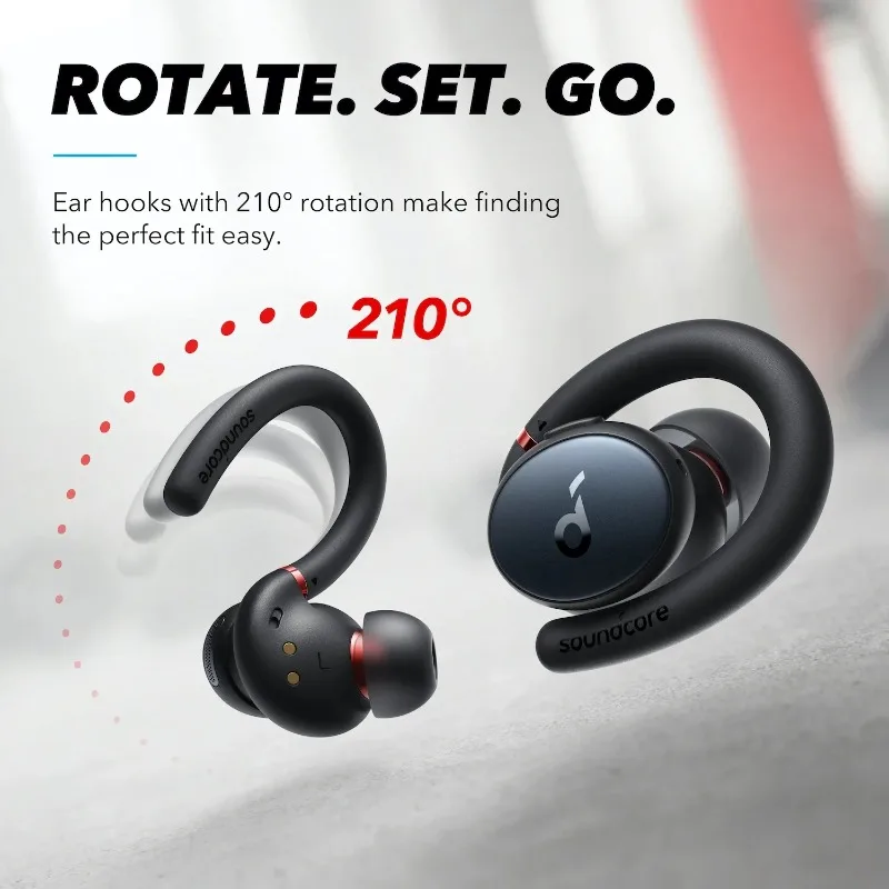 Фото ANKER Sport X10 Bluetooth 5.2 Наушники Спортивные басы IPX7 Водонепроницаемые спортивные наушники с защитой от пота №4