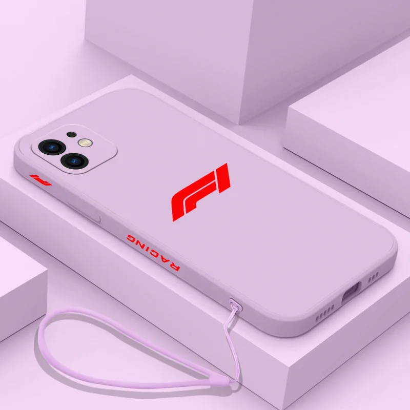 Cool Formula 1 F1 Phone Case For Samsung A81 A53 A50 A12 A22S A52 A52S A51 A72 A71 A32 A22 A20 A30 A21S A11 4G 5G With Lanyard