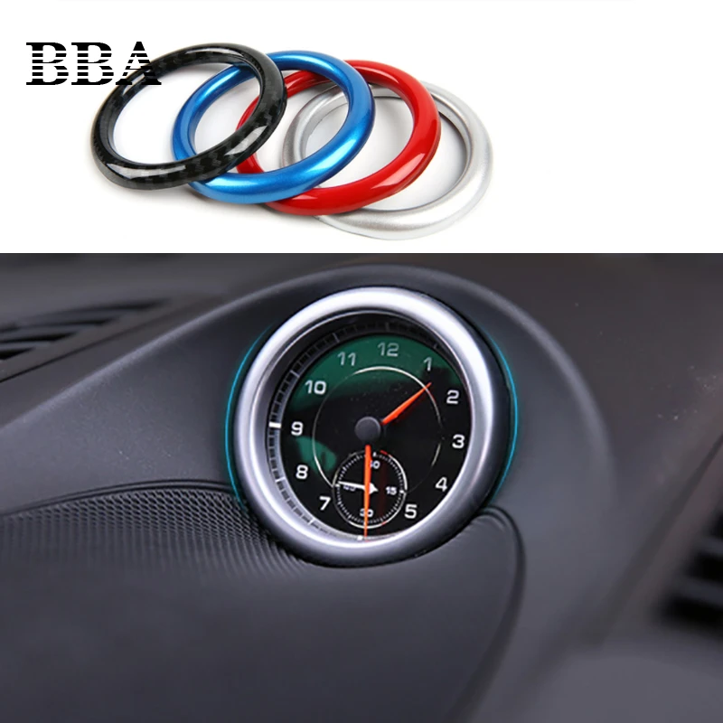 

Car Clock Decoration Ring for Porsche New Cayenne Macan Palamela 911 Modified Stopwatch Compass Ring Sticker Decoration Ring