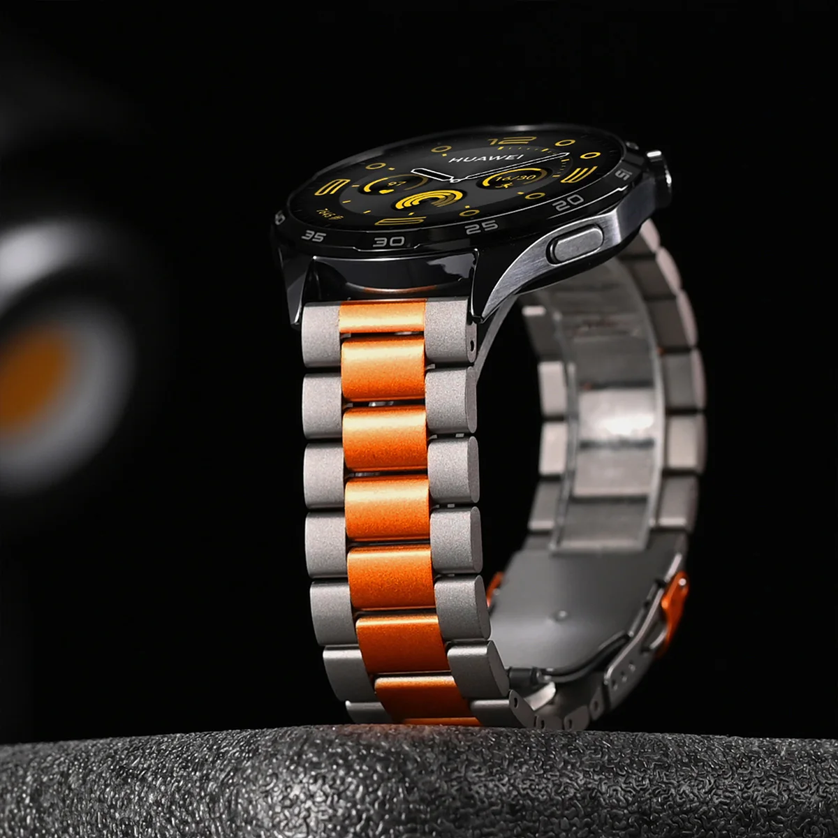 Фото Титановый ремешок для Google Watch Pixel 5 4 3 45 мм, роскошный мужской деловой браслет для Pixel 5 45 мм, сменный ремешок с безопасной застежкой. №3