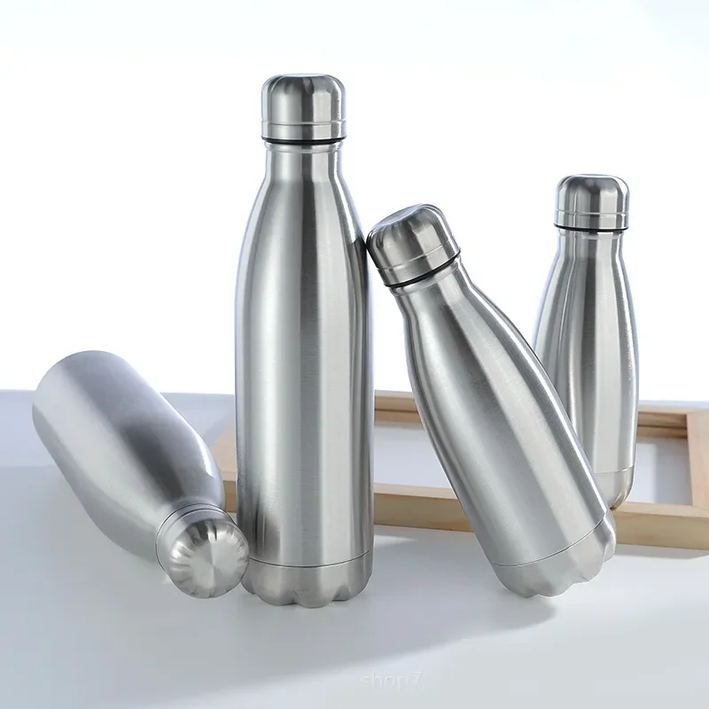 

Stainless Steel Water Bottle Portable BPA free Water Drinking Bottle Gym Sports Cycling Drinkware Kids School Gifts