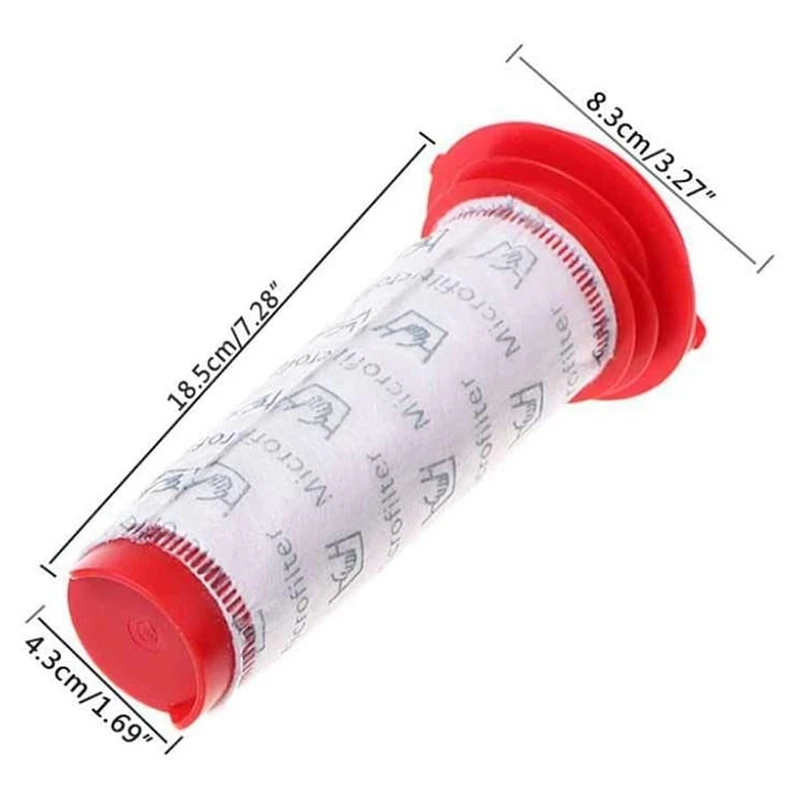 Комплект из 4 фильтров для ручного пылесоса Bosch Athlet фильтр BCH6L2560 BCH6L2561BCH6ZOOO