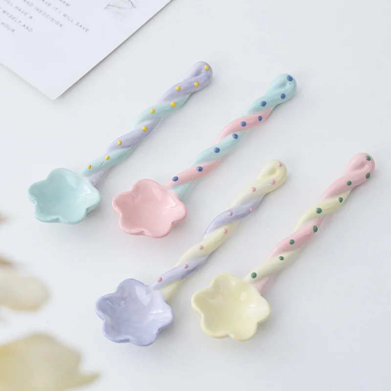 

Керамическая ложка для дома Macaron Color Series