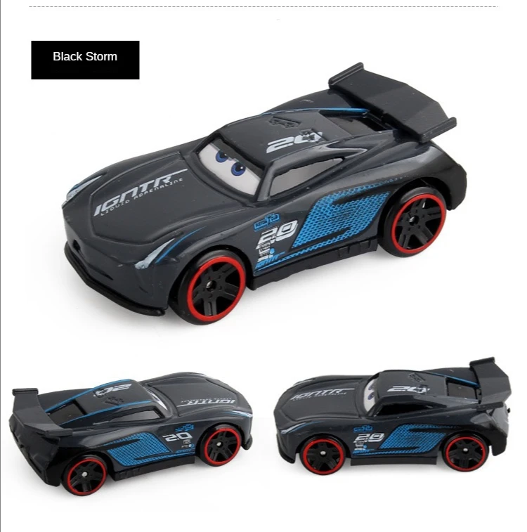 Машинка детская металлическая литая с молнией Маккуин Джексон шторм |