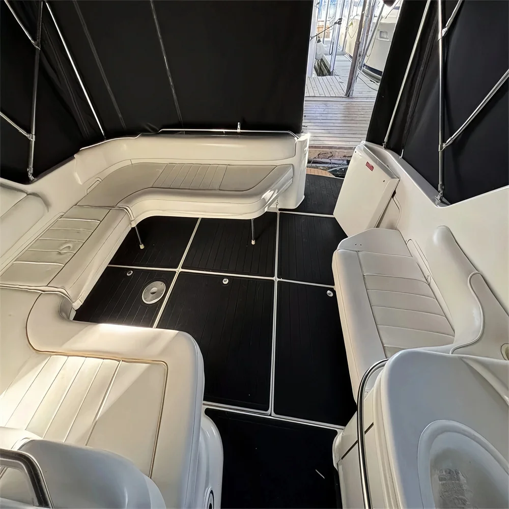 1994-1999 Sea Ray 370 Sundancer Cockpit Платформа для плавания 1/4 &quot6 мм Коврик из пенопласта EVA
