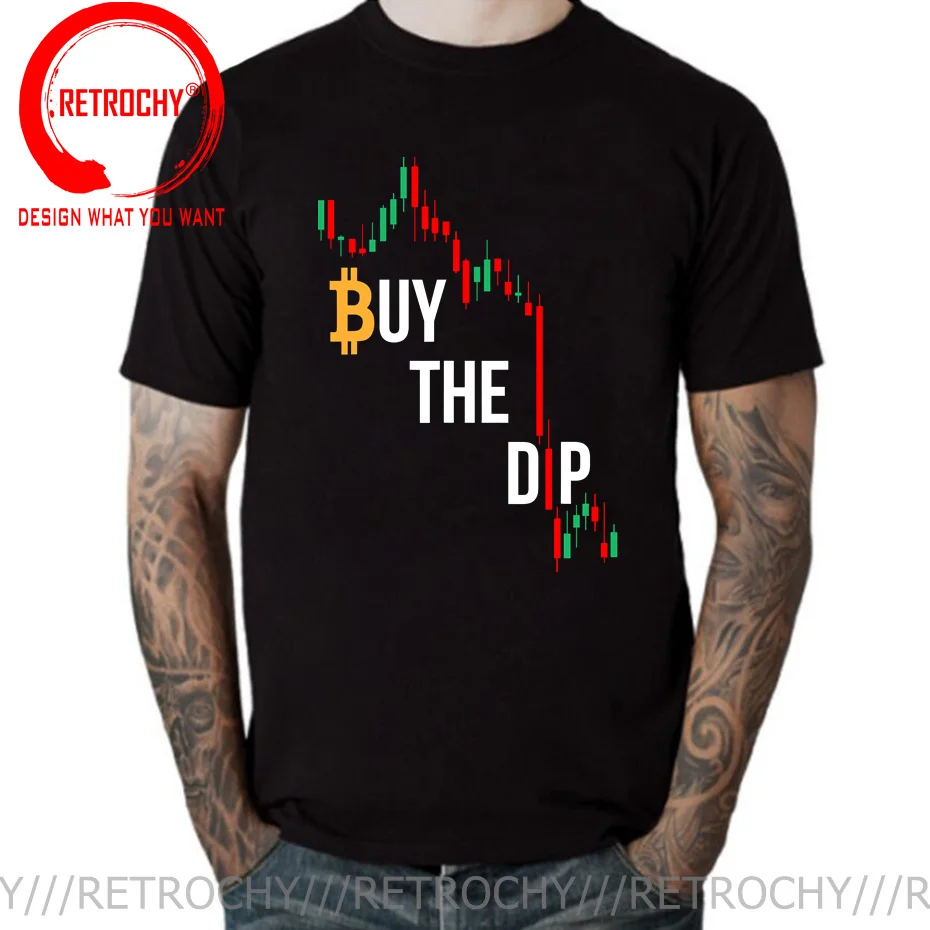 

Buy the Dip BTFD Bitcoin Cryptocurrency Meme T Shirt Vintage Graphic Oversized O-Neck TShirt Top sell Harajuku Men's Streetwear