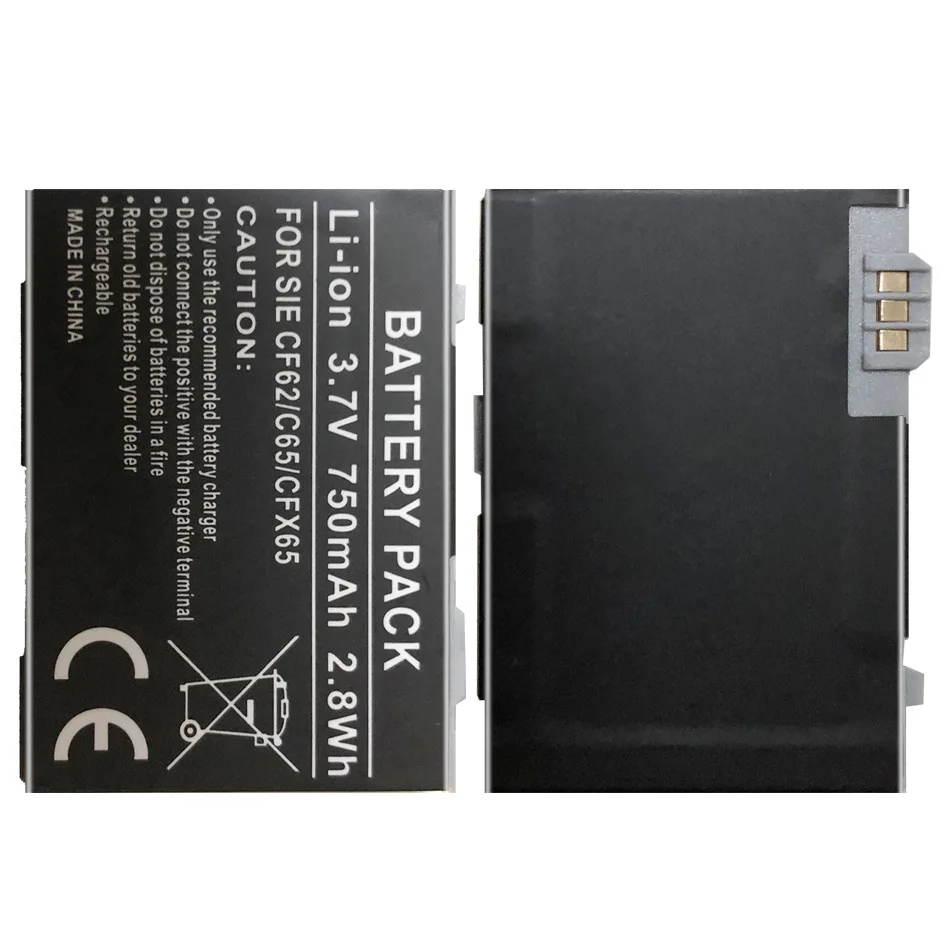Заменяемый аккумулятор CX 65 M S 750mAh для Siemens CXI70 CXT65 CXT70 CXV65 CXV70 M65 M75 M8 S65 S65V S66 S75 SK65 SP65.