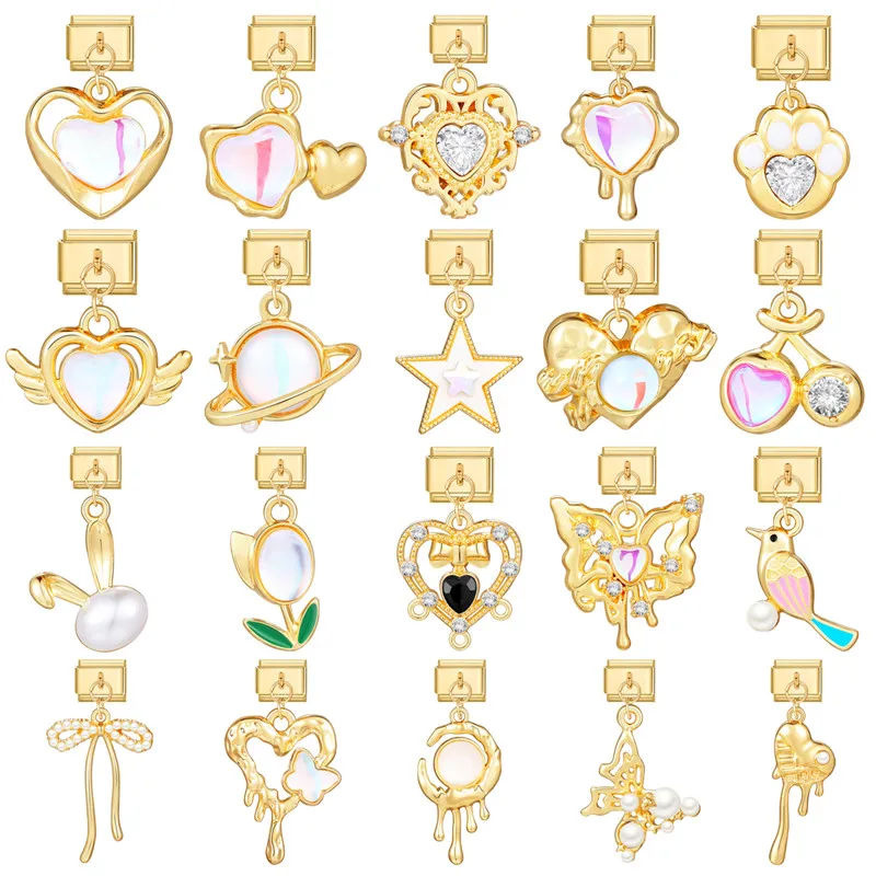 Youvelst романтические бабочки Крылья вишни Любовь Сердце итальянские