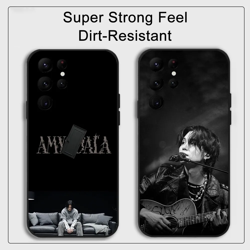 Чехол для телефона A-Agust D Yoongi S-Suga Samsung S series s20 s21 s22 s23 s24 FE Plus Ultra TPU мягкий приятный