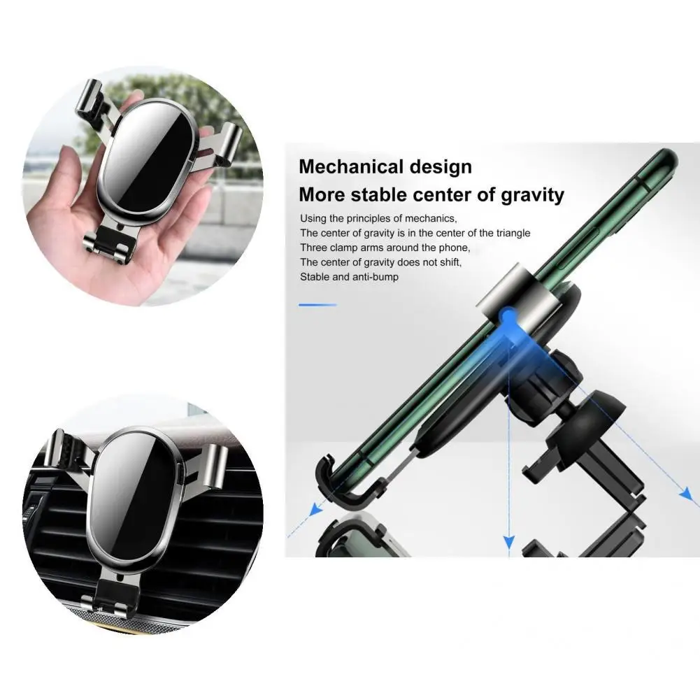 

Novel Convenient Flexible Air Vent Clip Rotating Phone Mount for Automotive Car Phone Rack Car Phone Stand