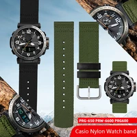 quick release nylon watch band for casio ga2000 prg 600yb 3 prg 650 prw 6600 strap waterproof outdoor sports bracelet 24mm