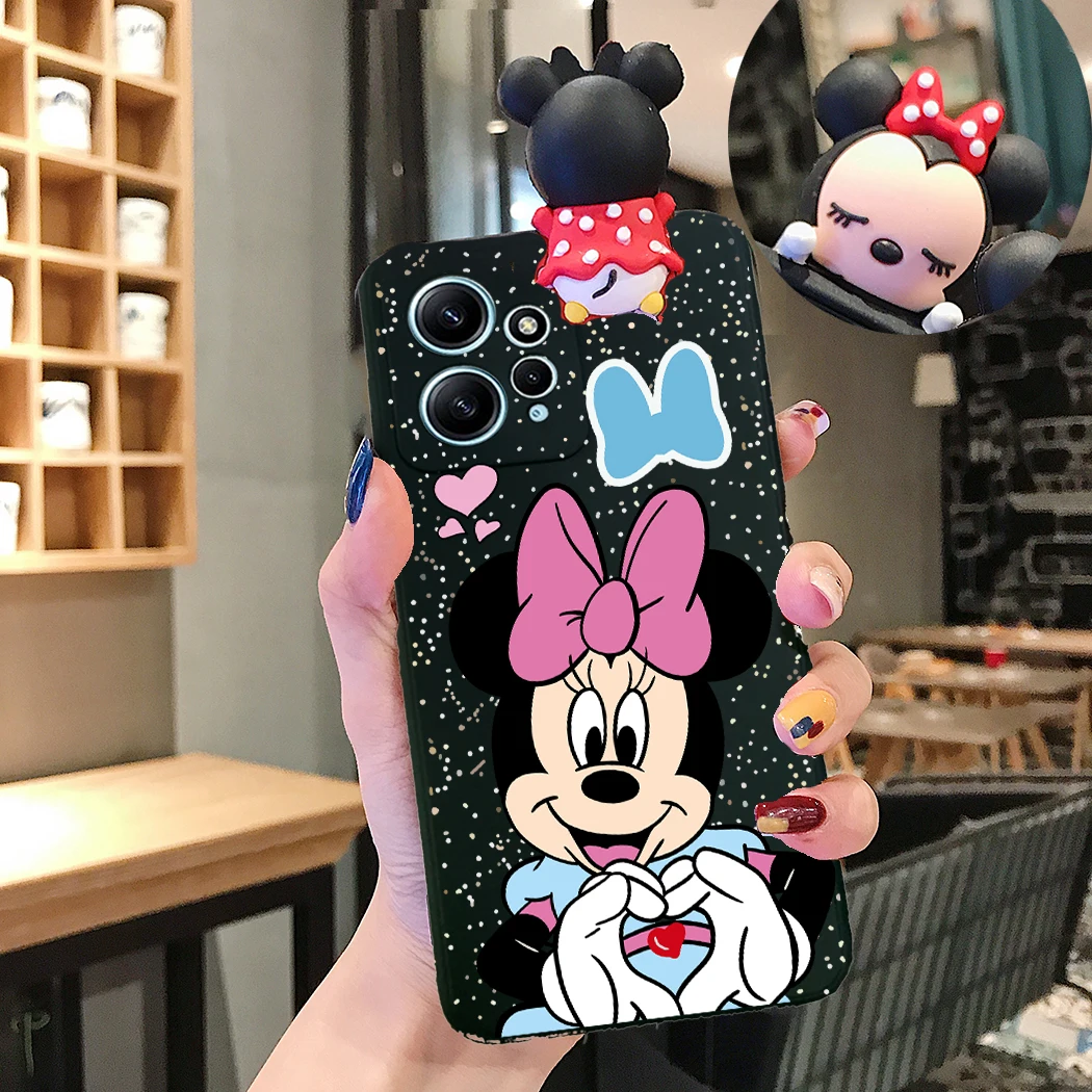 Чехол с мультяшным 3D Микки Минни для OPPO A40 A80 A60 A3 A3X A16 A16S A38 A52 A58 A78 A53 A17 A15 A57 A54 A54S A79 A93