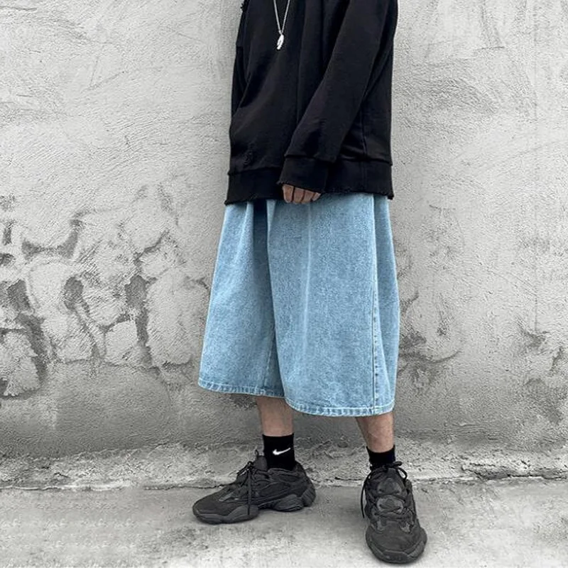 Pants Men Summer Casual Jeans Loose Denim Pants Men's Thin Pants Men's Jeans Multicolor