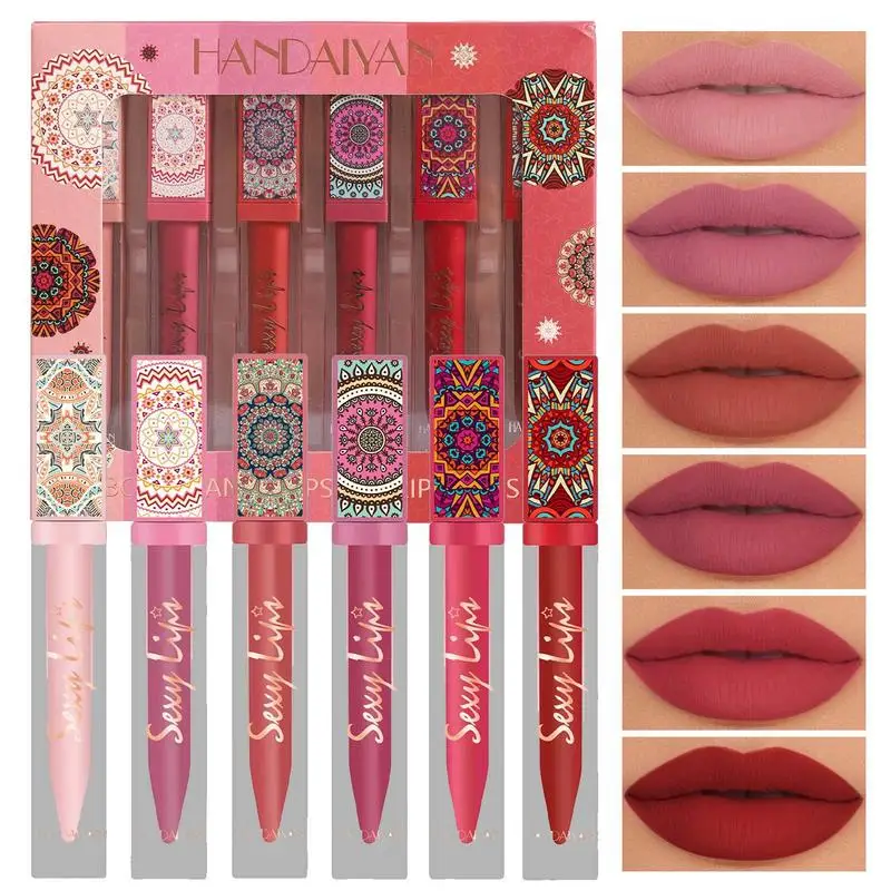 

Lip Gloss Matte Liquid Lipstick Sexy 24-hour Long Lasting Lipstick Lip-Tint Waterproof Lipstick Women Beauty Lip Glaze Cosmetics