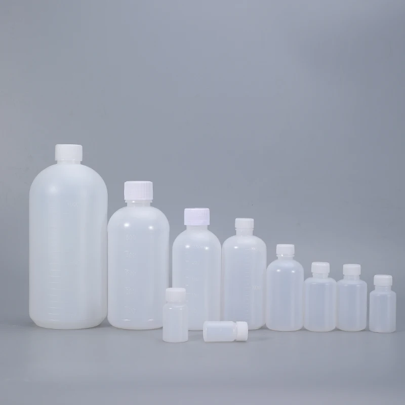 Пищевой класс пустая круглая пластиковая бутылка с крышкой Герметичная Бутылка