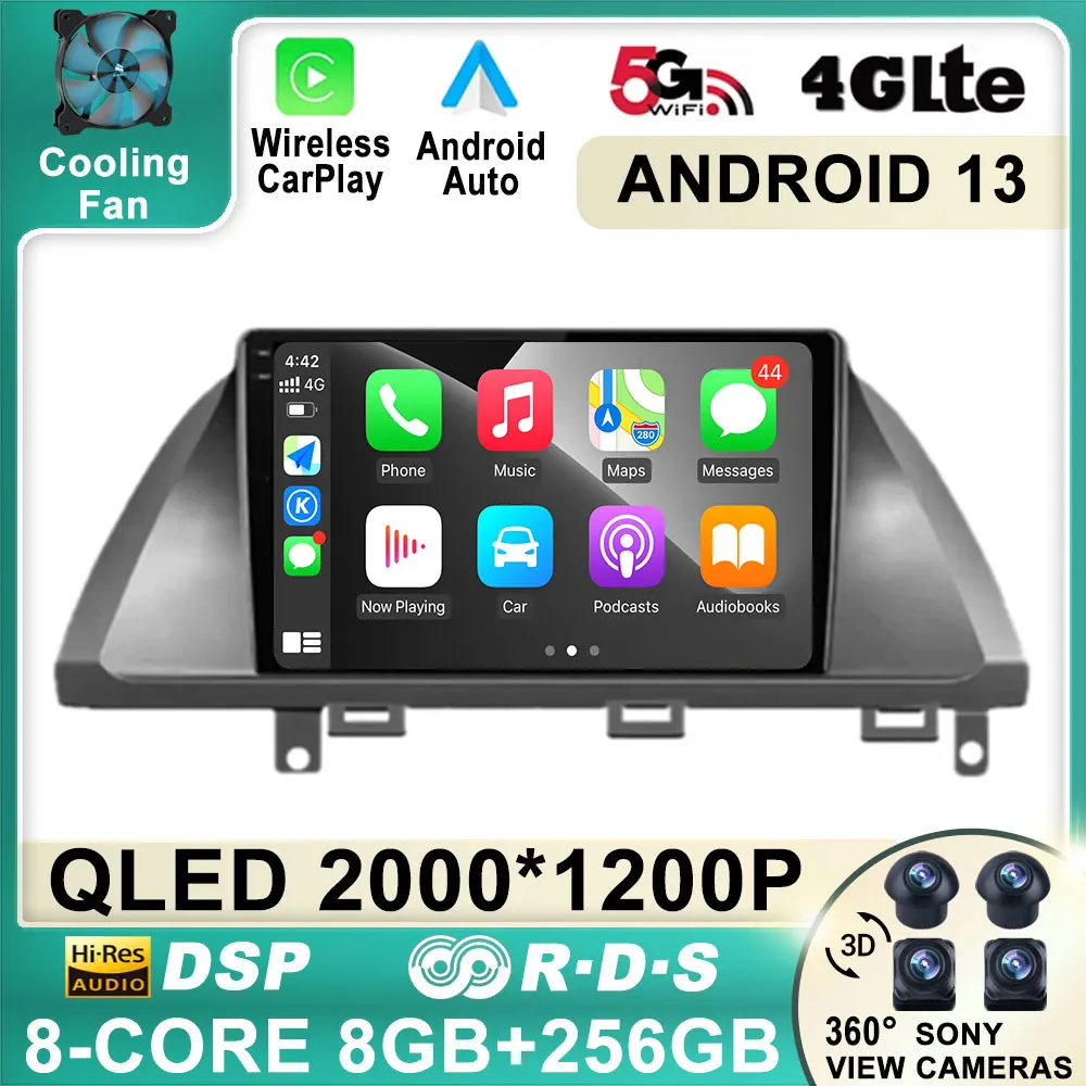 

Android 13 для Honda Odyssey 2005 - 2010 автомобильное радио мультимедийный плеер WIFI навигация GPS стерео Carplay No 2 Din DVD IPS DSP