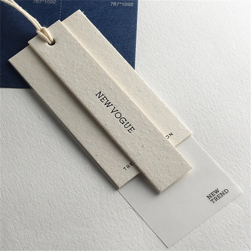 

Бумажные именные бирки для одежды, 1000 шт