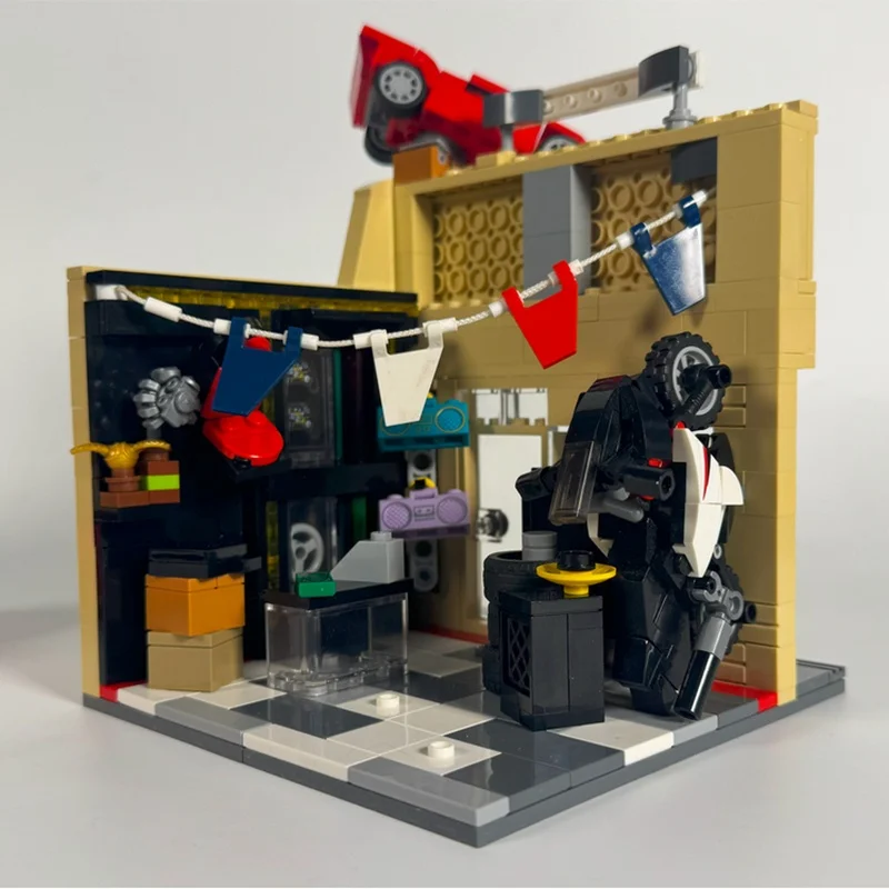 Фото 822 шт. MOC The Racer S Edge City Champions, модель здания, рождественские подарки, блоки, строительная игрушка, идея для сборки, образовательный кирпич №2