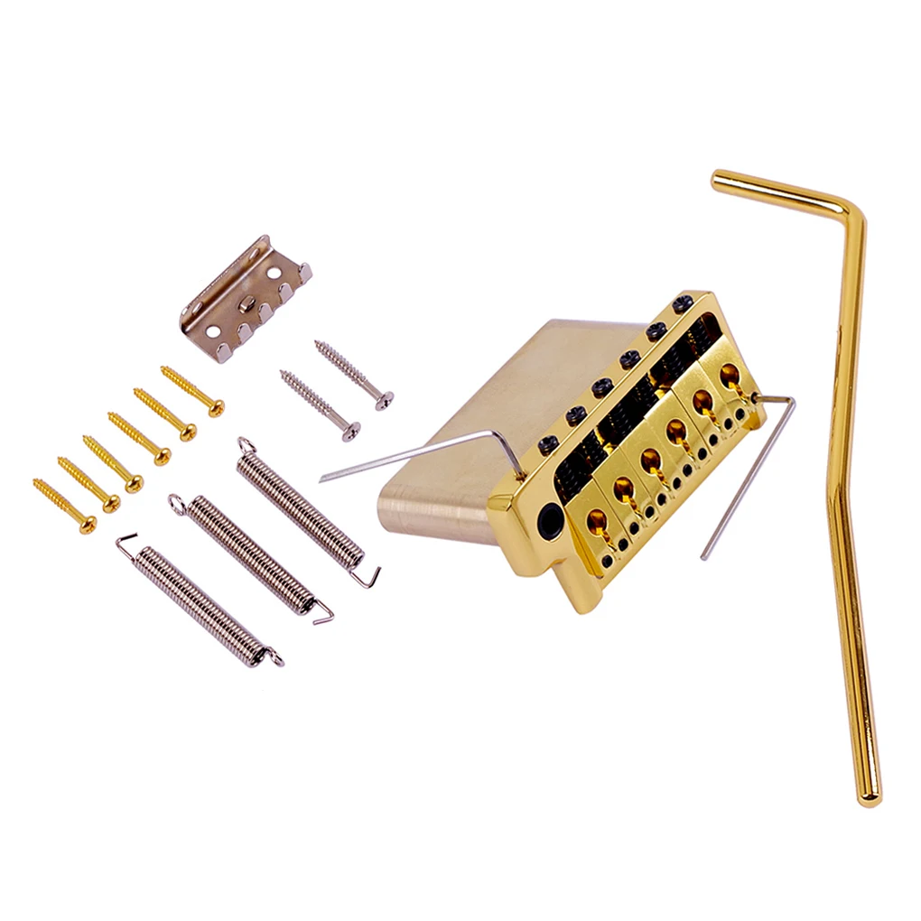 

Electric Guitar Bridge Musical Accessory Metal Bass Tailpiece Instrument Replacement Wear-resistant Beginner Use