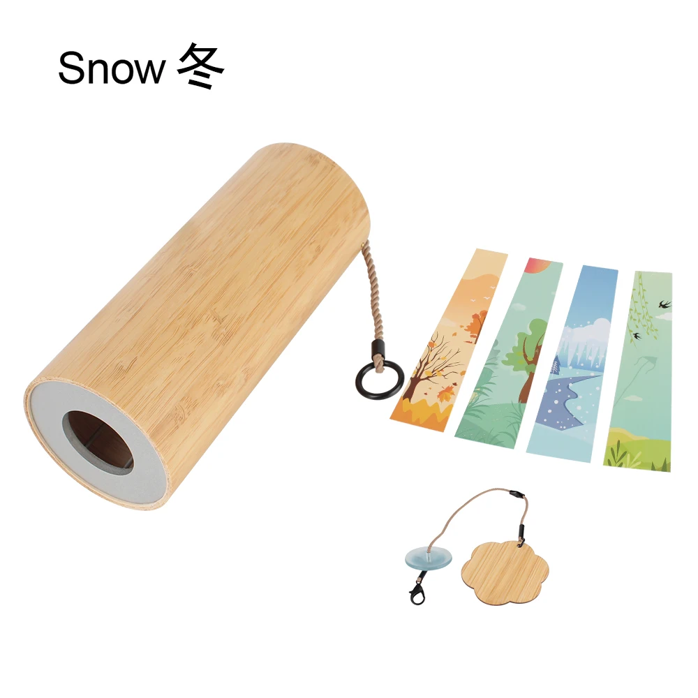 Бамбуковые ветряные колокольчики музыкальные ручной работы из натурального