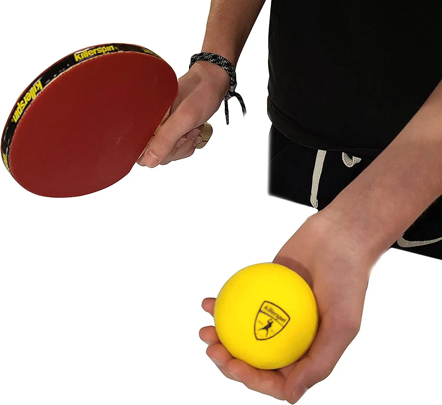 

Bolas de pingue-pongue silenciosas NoNoise Pacote com 3 Amarelo