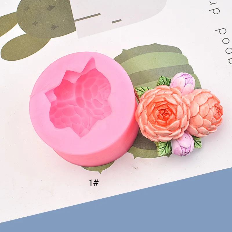 

Китайские розы ручной работы, форма для помадки, эпоксидные украшения