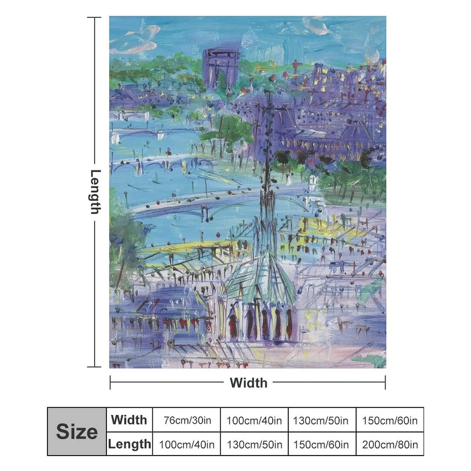 Одеяло Raoul Dufy Thermals для путешествий большой плед на диван одеяла