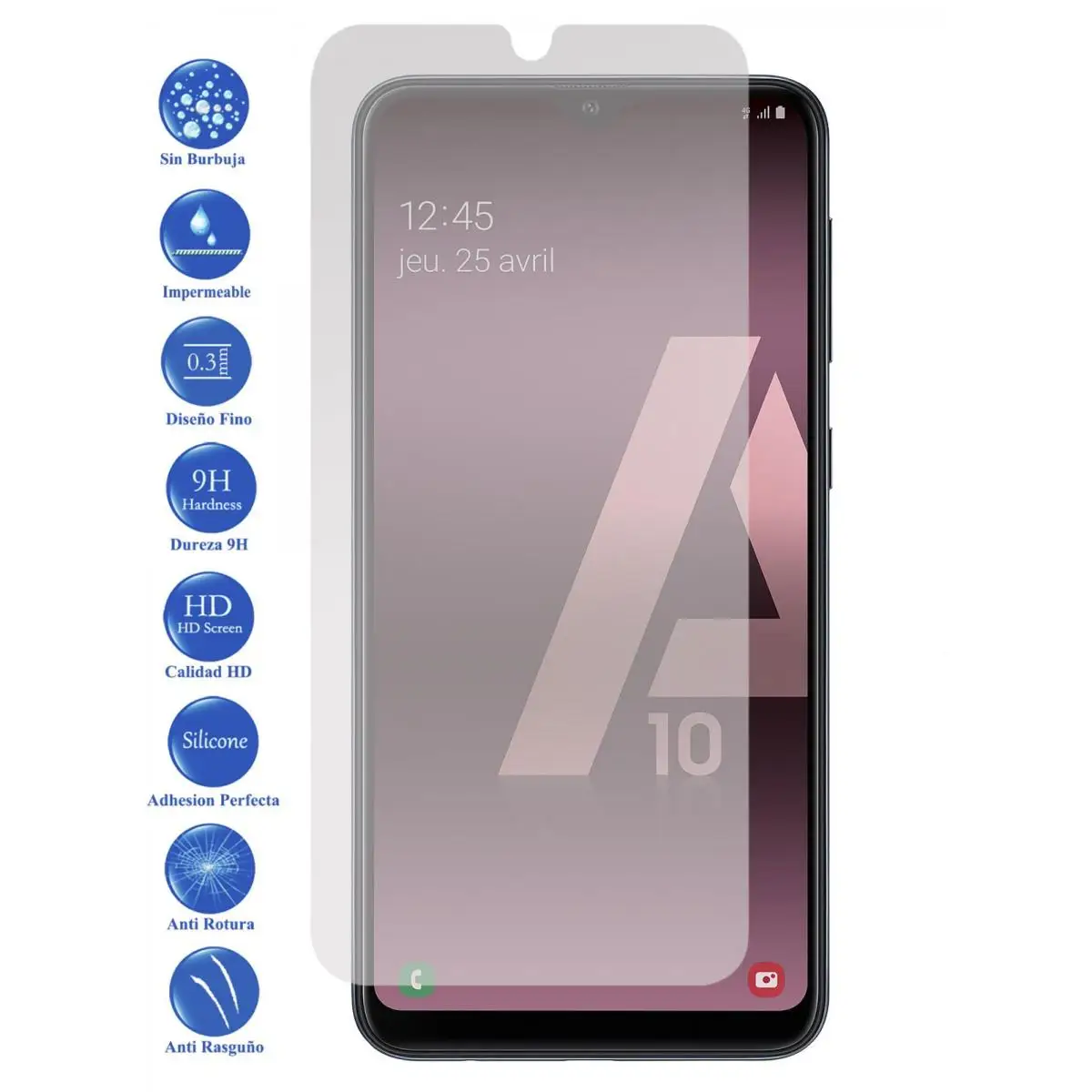 Protector Cristal Templado Samsung Galaxy A10 A20 A20E A40 A50 A60 A70 A80 A90